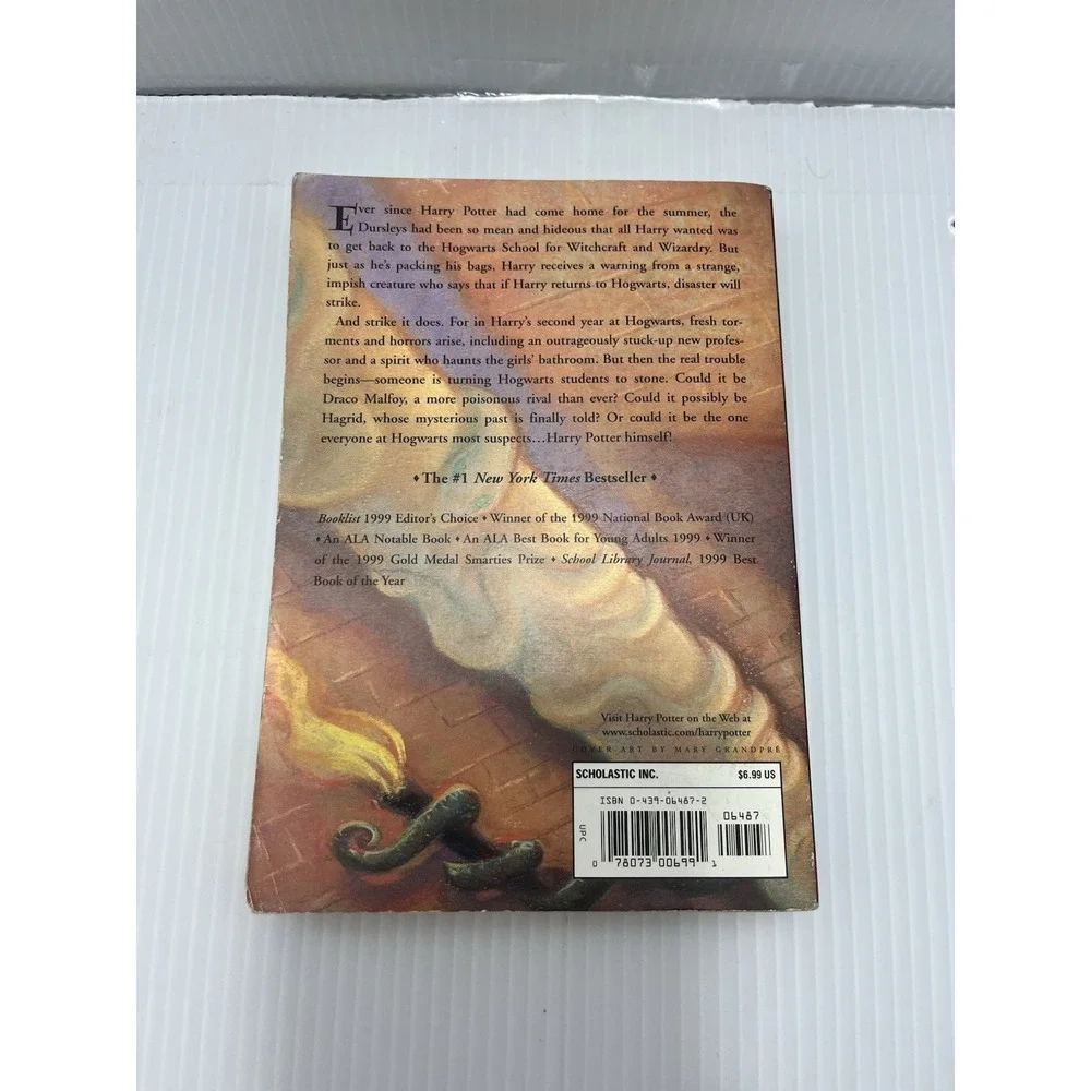 Harry Potter and the Chamber of Secrets J. K. Rowling 1999 Softcover 1st Edition